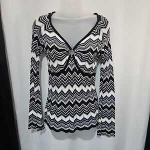 INC International Concepts Petite Babydoll Keyhole Sweater Sz S Y2k READ